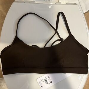 Brown Alo Sports Bra NWT